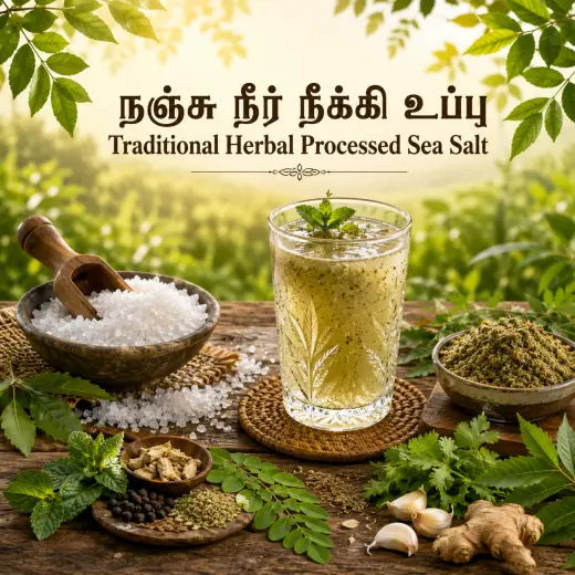 Traditional Herbal Processed Sea Salt | நஞ்சு நீர் நீக்கி உப்பு