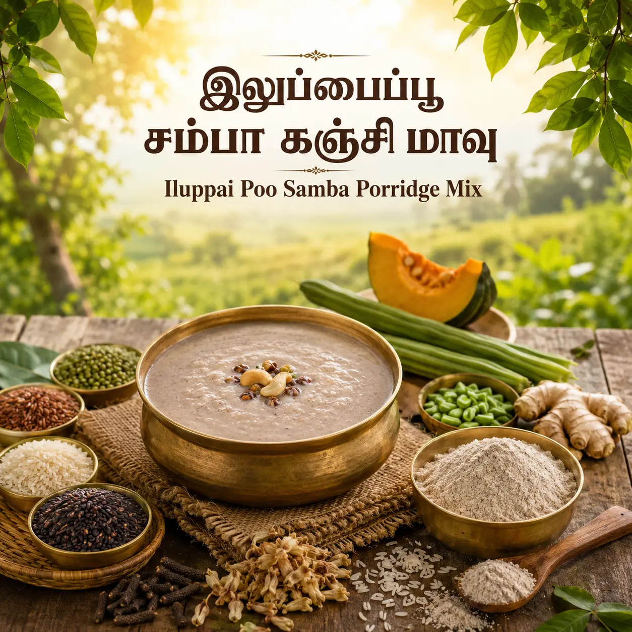 Iluppai Poo Samba Porridge Mix | இலுப்பைப்பூ சம்பா கஞ்சி மாவு