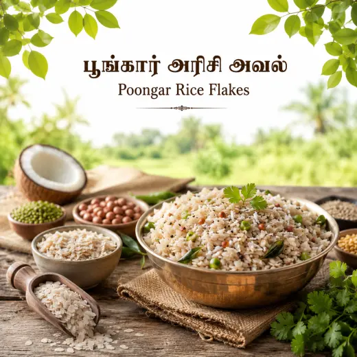 Poongar Rice Flakes | பூங்கார் அரிசி அவல்