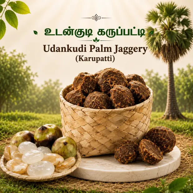 Udangudi Palm Jaggery (Karupatti)
