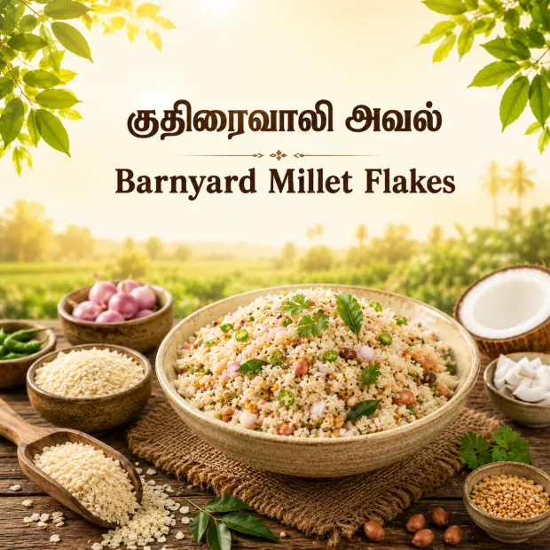 Barnyard Millet Flakes | குதிரைவாலி அவல்