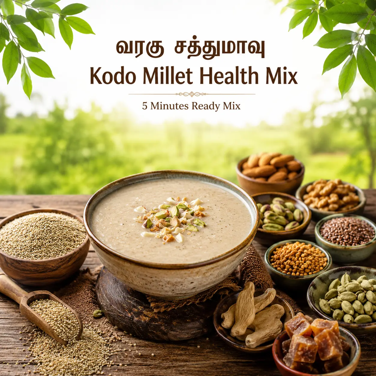 Kodo Millet Health Mix | வரகு சத்துமாவு – 5 நிமிடங்களில் தயாராகும் சத்துமாவு - 5 Minutes Ready Mix