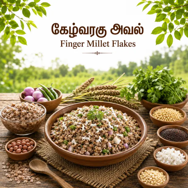 Finger Millet Flakes | கேழ்வரகு அவல்