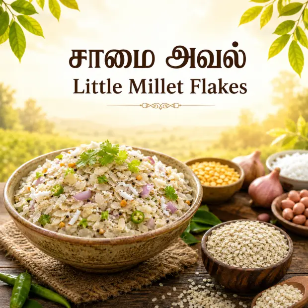 Little Millet Flakes | சாமை அவல்