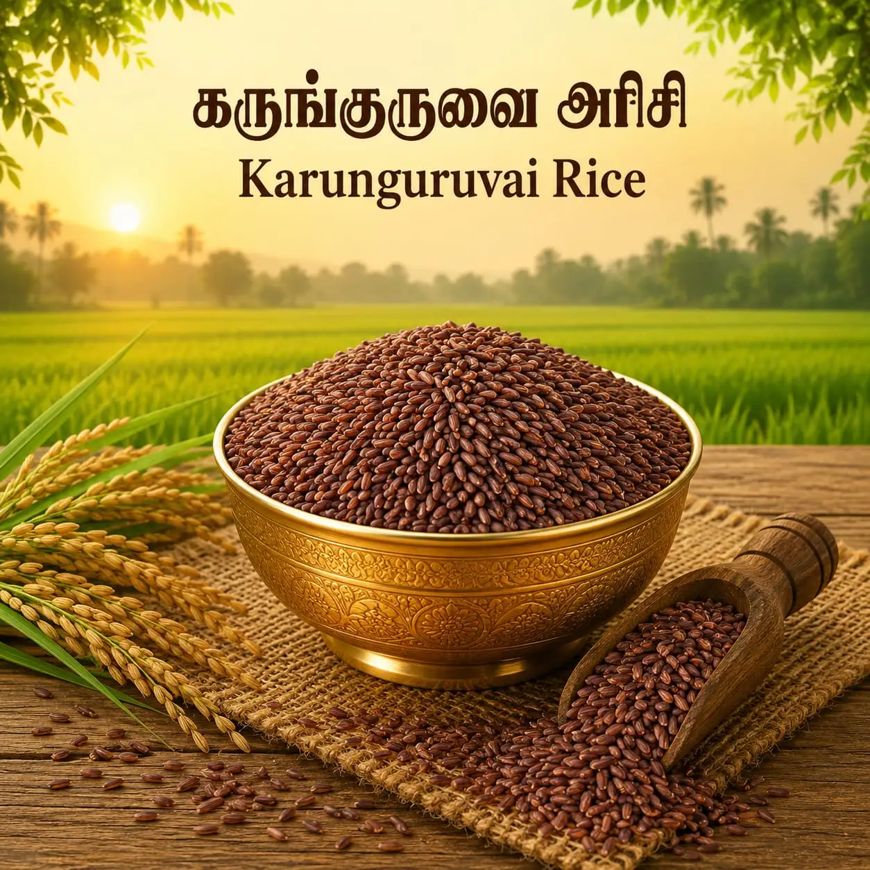Karunguruvai Rice | கருங்குருவை அரிசி