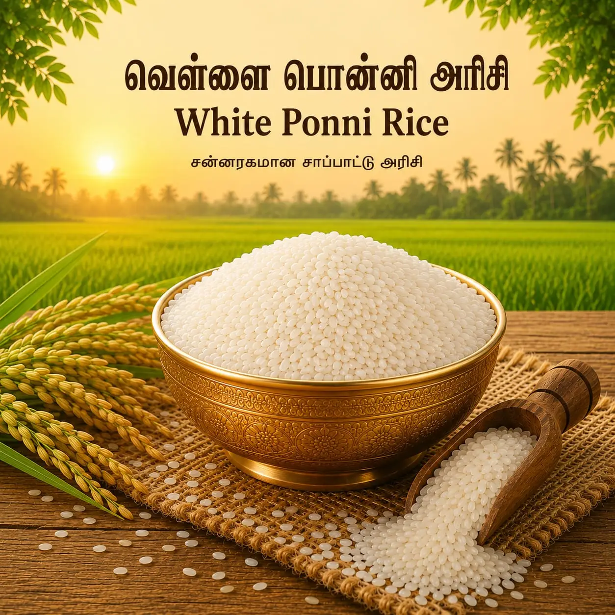 White Ponni Rice | வெள்ளை பொன்னி அரிசி